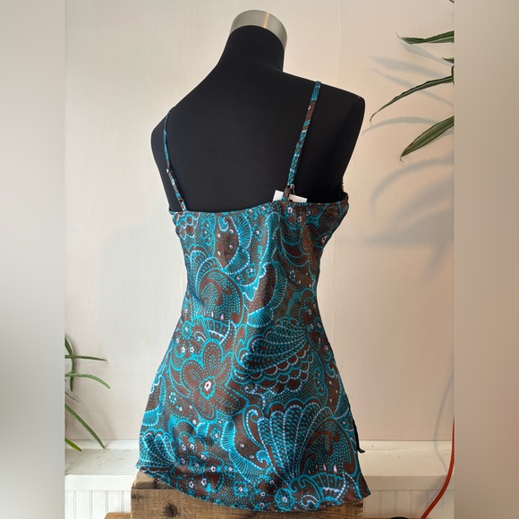 Xhiliration vintage Y2K floral paisley slip top Women’s M - Picture 4 of 5